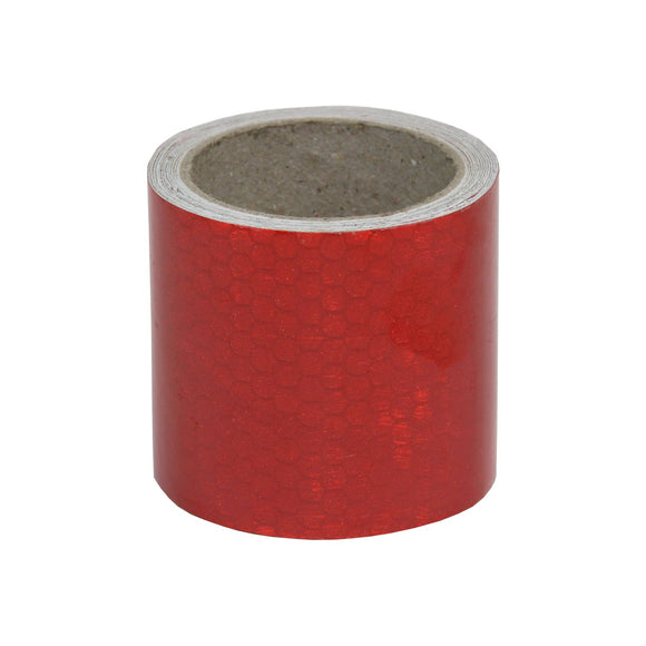 Promar Reflective Tape - Red/White 6 FT Roll - RT-006