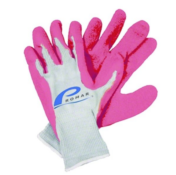 Promar Pink Latex Grip Glove - Small / Medium / Large - GL-200P-S -M -L