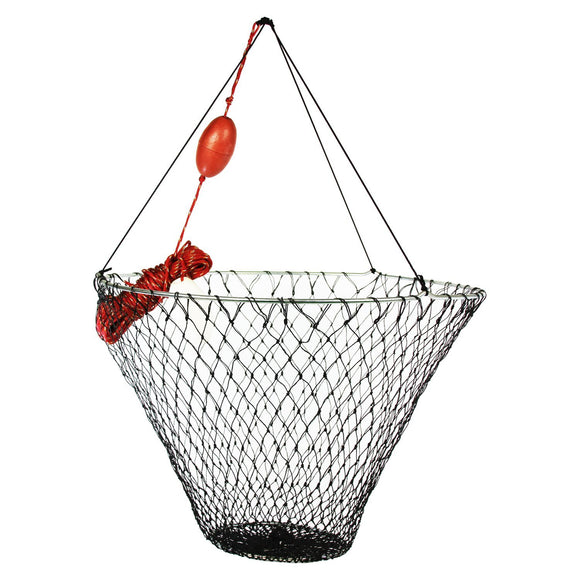 Promar Jumbo Crab & Lobster Hoop Net Complete Set - 2 Floats, 100 ft poly rope - NE-102J